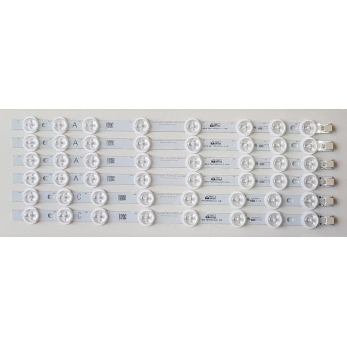 VESTEL 42FA8000, 42FA7200, 42FA5000, FINLUX 42FX610F, REGAL 42R6010F, NEXON 42NX600, SEG 42SAT275FHD-B PLUS VNB REDUCED A-B-C LED TAKIMI RESİM