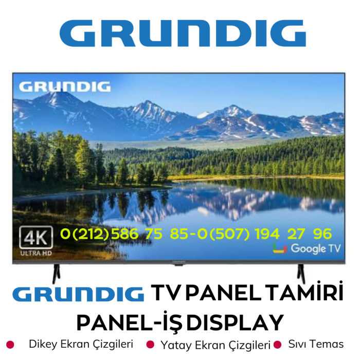GRUNDIG 75 İNÇ LCD - LED TV PANEL TAMİRİ RESİM