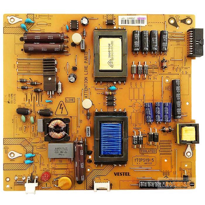 VESTEL 17IPS19-5, 23121917, 27050345, 40PF7070 POWER BOARD RESİMLERİ VESTEL 17IPS19-5, 23121917, 27050345, 40PF7070 POWER BOARD.JPG